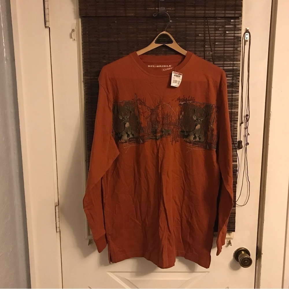 NWT Brit And Bridle Mens Long Sleeve Tee